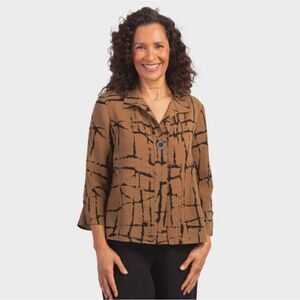 Habitat Abstract Crackle Swing Shirt Habitat 38411 Travel Shirt